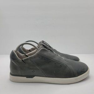 Kizik New York Hand Free Men's Grey Leather Slip On Shoes US Size 13M